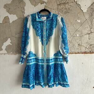 lilly pulitzer caroline silk tunic dress Lilly Pulitzer Caroline Silk Tunic Dress (Size 8) (Pinata Pink Starry Clip Chiffon)